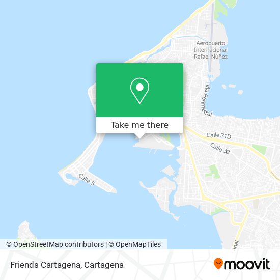 Mapa de Friends Cartagena