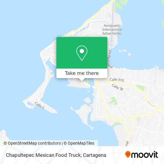 Chapultepec Mexican Food Truck map