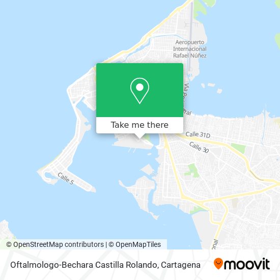 Oftalmologo-Bechara Castilla Rolando map