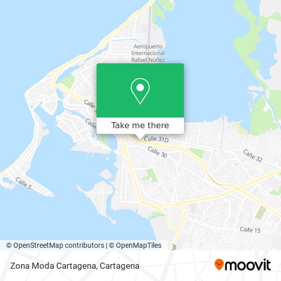 Zona Moda Cartagena map