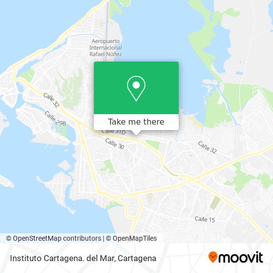 Instituto Cartagena. del Mar map