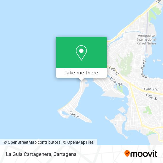 La Guia Cartagenera map