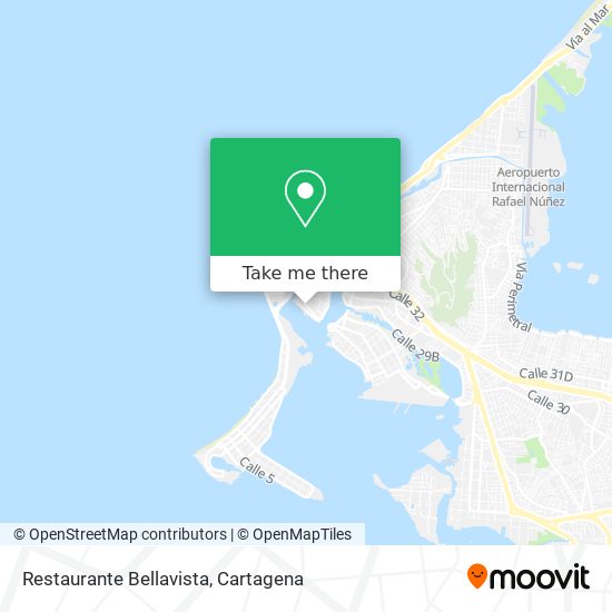 Mapa de Restaurante Bellavista