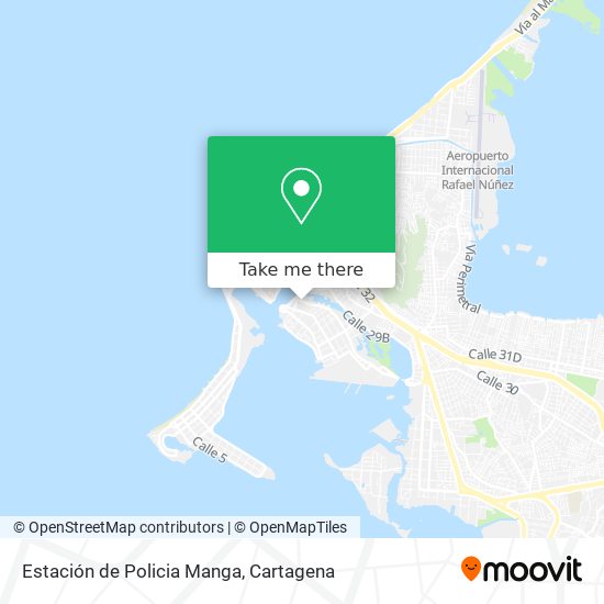 Estación de Policia Manga map