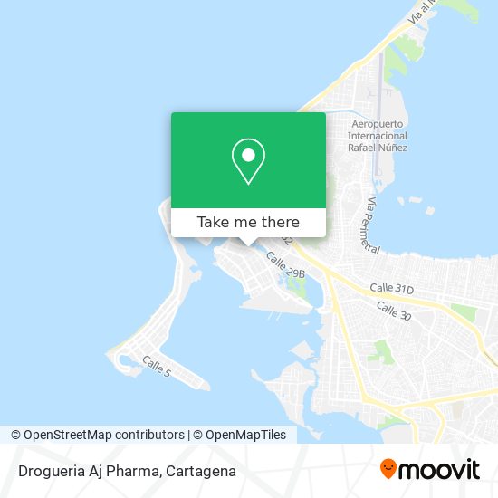Mapa de Drogueria Aj Pharma