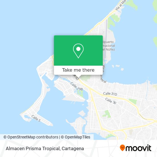 Almacen Prisma Tropical map