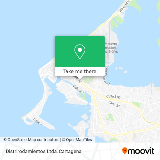 Distrirodamientos Ltda map