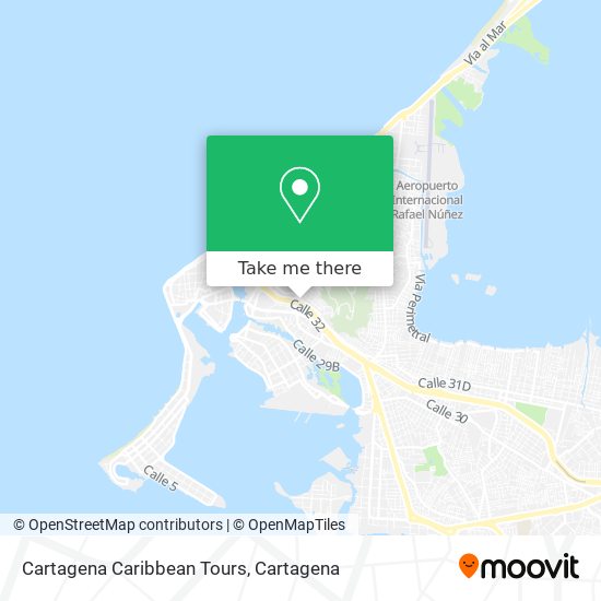 Cartagena Caribbean Tours map