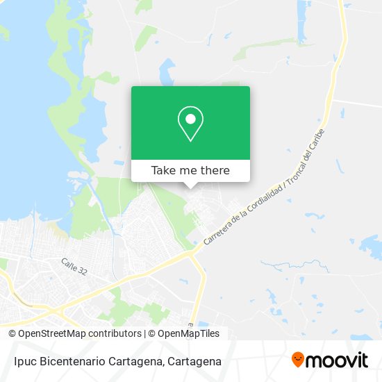 Ipuc Bicentenario Cartagena map