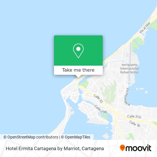 Hotel Ermita Cartagena by Marriot map