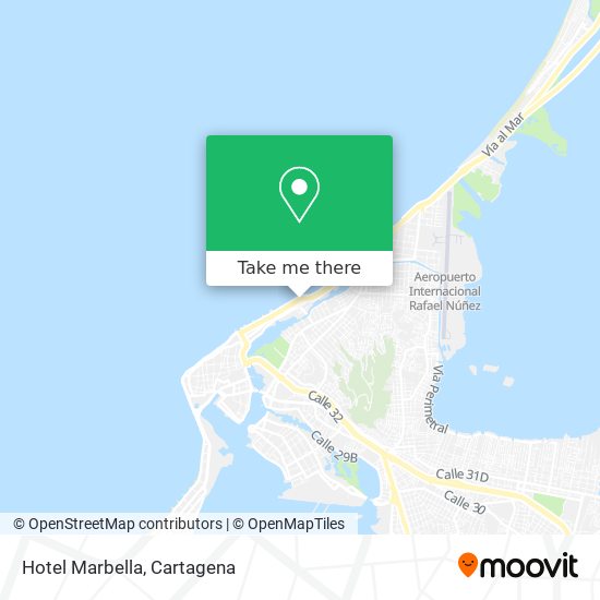 Hotel Marbella map