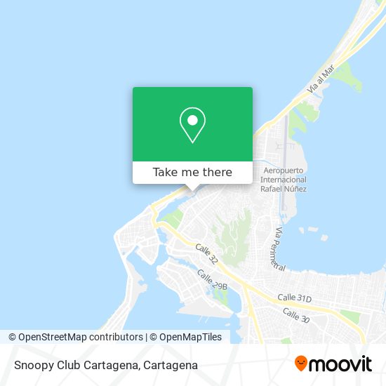 Snoopy Club Cartagena map