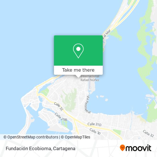 Fundación Ecobioma map