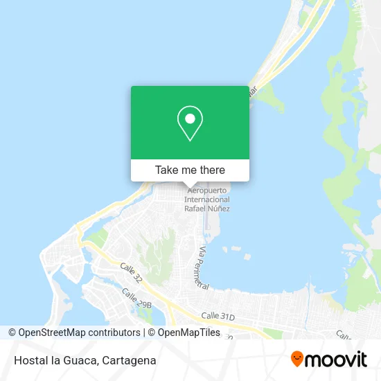 Hostal la Guaca map