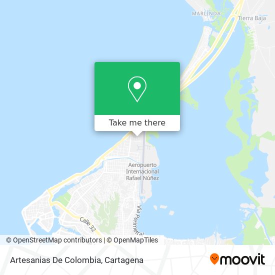 Mapa de Artesanias De Colombia