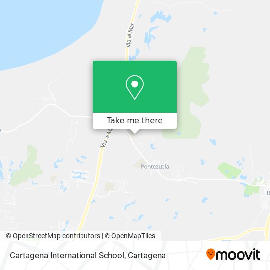 Cartagena International School map