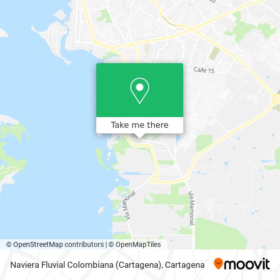 Naviera Fluvial Colombiana (Cartagena) map