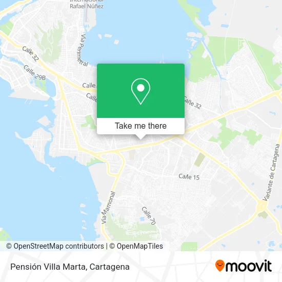 Pensión Villa Marta map