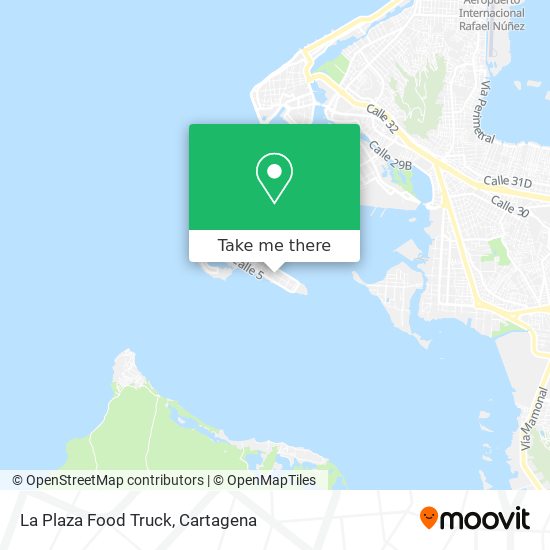 La Plaza Food Truck map