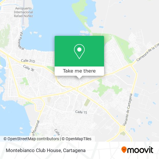 Montebianco Club House map