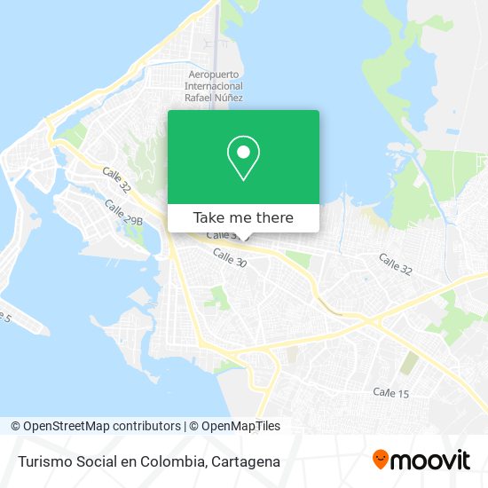 Turismo Social en Colombia map