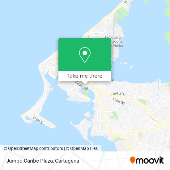 Jumbo Caribe Plaza map