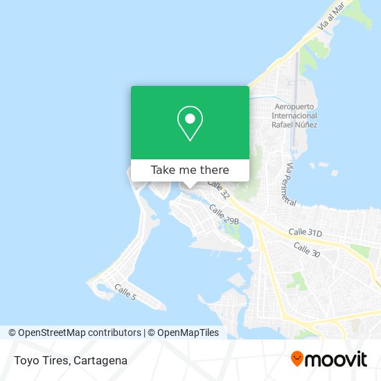 Toyo Tires map