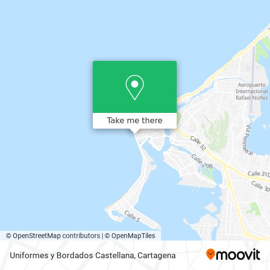 Mapa de Uniformes y Bordados Castellana