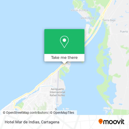 Hotel Mar de Indias map