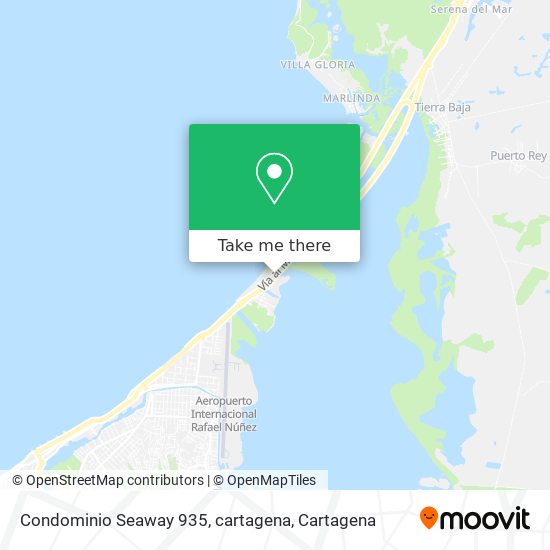 Condominio Seaway 935, cartagena map