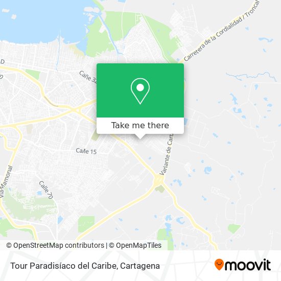 Tour Paradisíaco del Caribe map