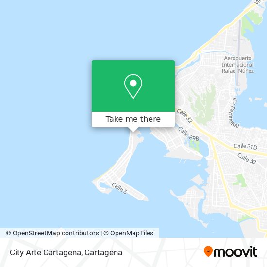 City Arte Cartagena map