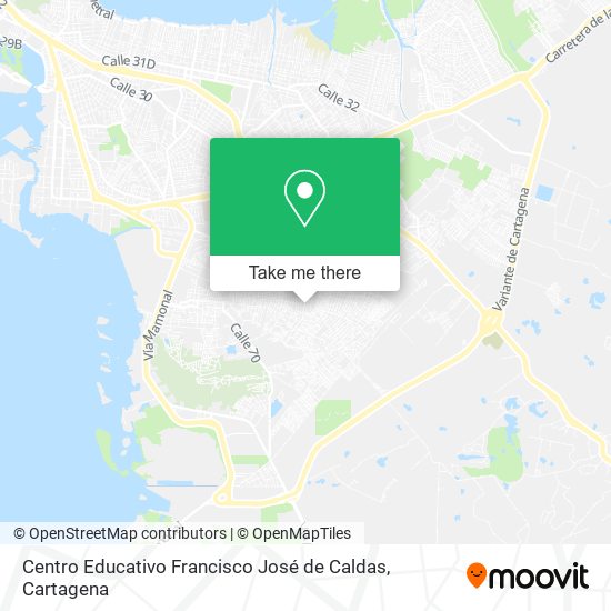 Mapa de Centro Educativo Francisco José de Caldas