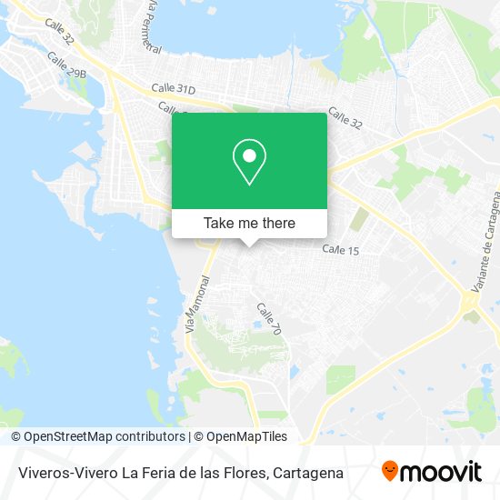 Mapa de Viveros-Vivero La Feria de las Flores