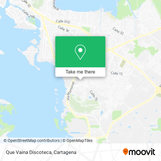 Que Vaina Discoteca map