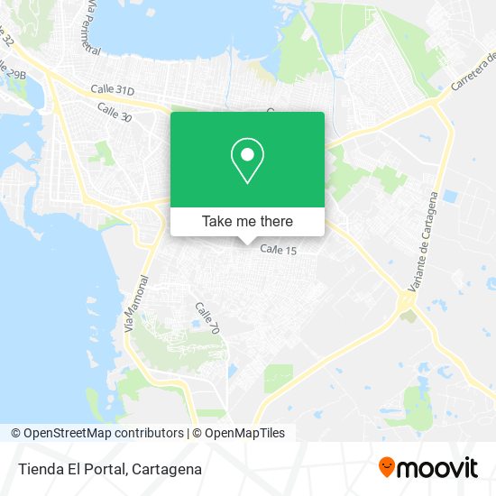 Tienda El Portal map