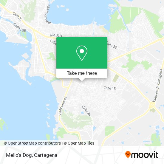 Mapa de Mello's Dog