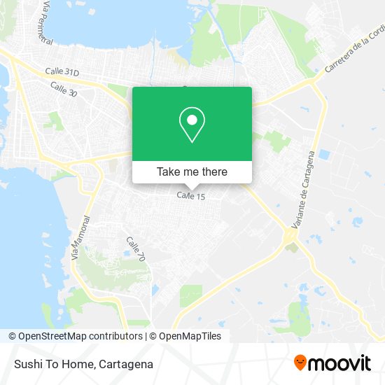 Sushi To Home map