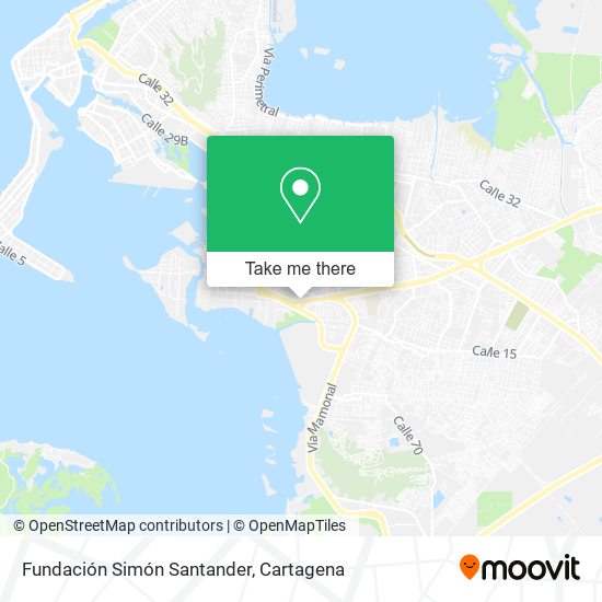 Fundación Simón Santander map