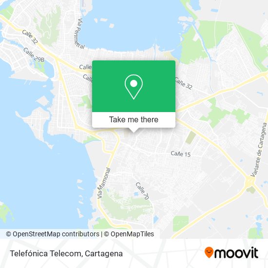 Mapa de Telefónica Telecom