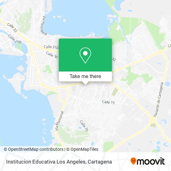 Mapa de Institucion Educativa Los Angeles