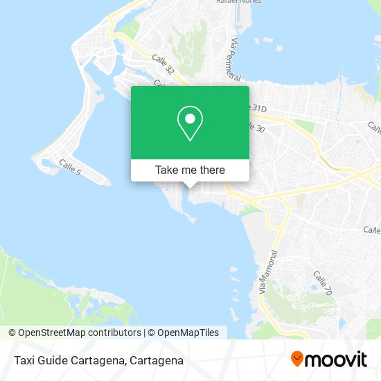 Taxi Guide Cartagena map