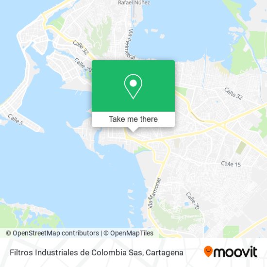 Filtros Industriales de Colombia Sas map