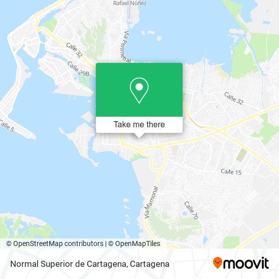 Normal Superior de Cartagena map