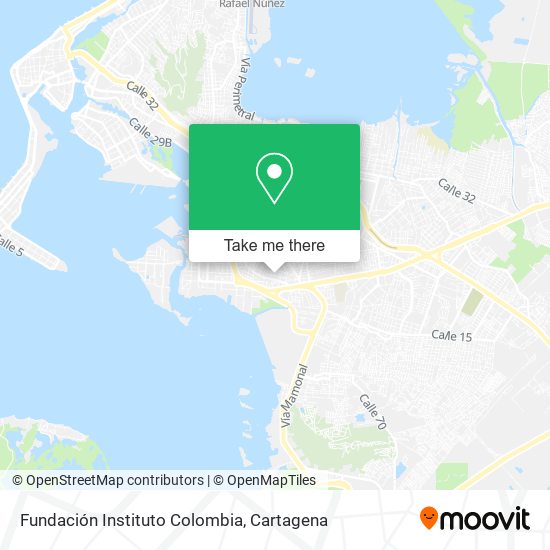 Mapa de Fundación Instituto Colombia