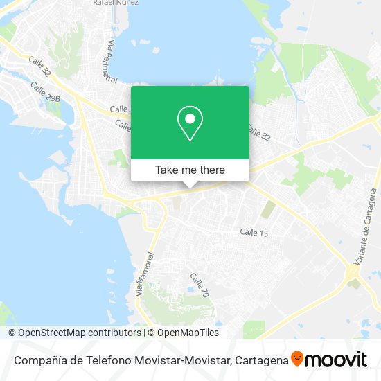 Compañía de Telefono Movistar-Movistar map