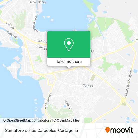 Semaforo de los Caracoles map