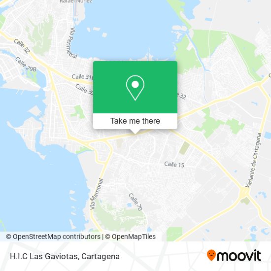 H.I.C Las Gaviotas map