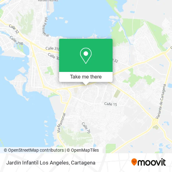 Jardín Infantil Los Angeles map