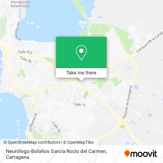 Neurólogo-Bolaños Garcia Rocio del Carmen map